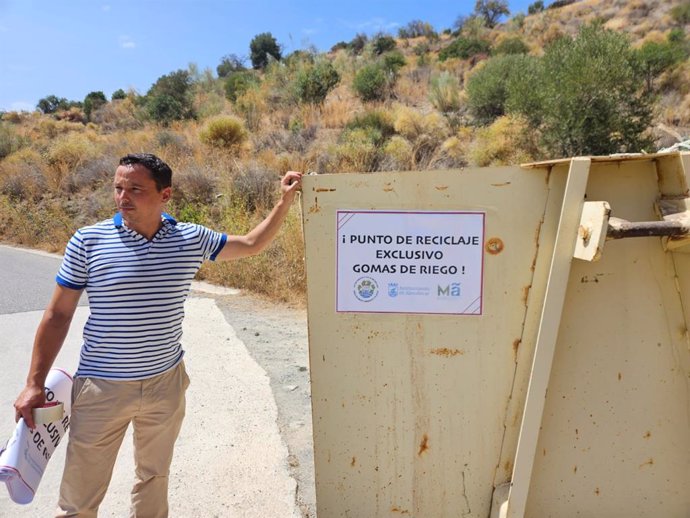 El concejal de Agricultura de Almuñécar, Carlos Ferrón