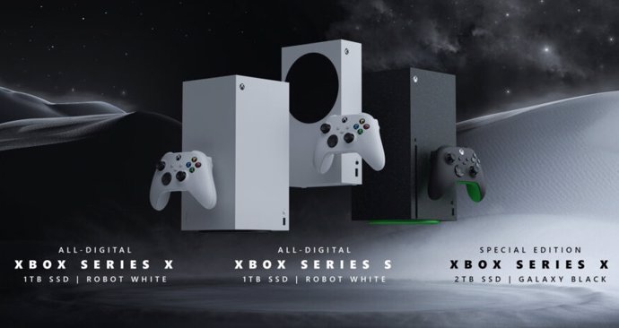 Las tres nuevas consolas Xbox Series X/S