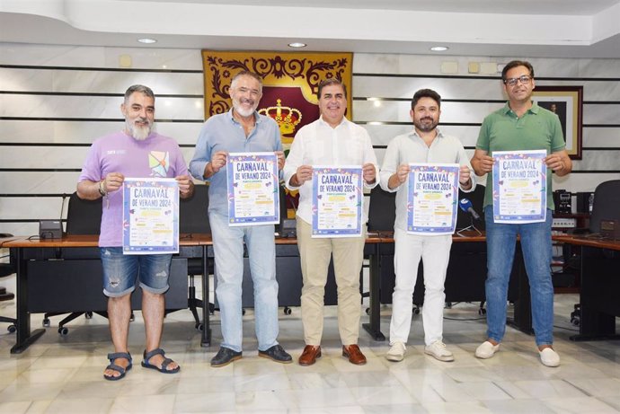 Presentación del Carnaval de Verano de Punta Umbría (Huelva).