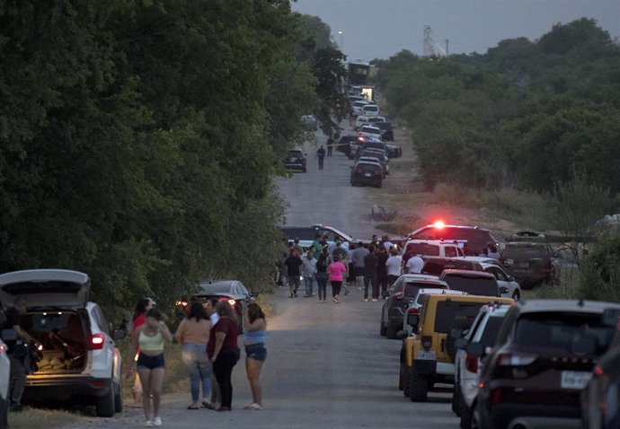 Archivo - Mueren 53 migrantes latinoamericanos en un trailer en Texas (EEUU)