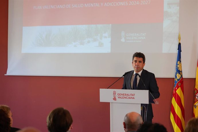 Archivo - El presidente de la Generalitat Valenciana, Carlos Mazón.