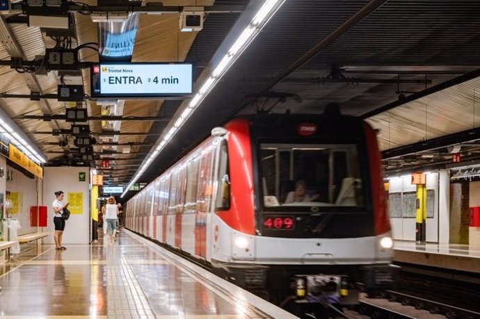 Estación Selva de Mar de la L4 del Metro de Barcelona.