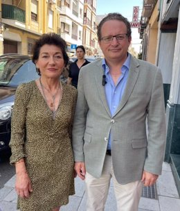 José Ramírez del Río con Laura Sánchez en Lucena.