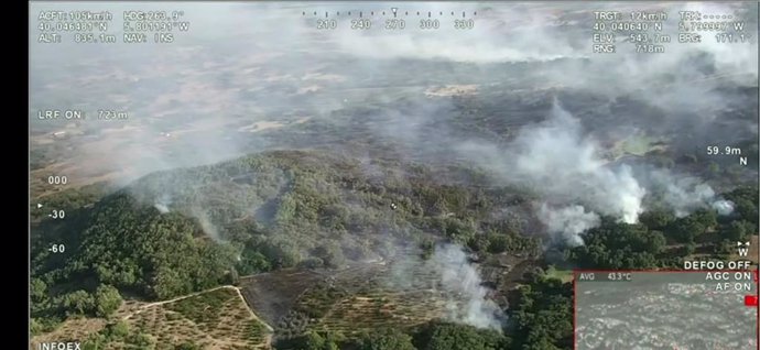 Incendio en Pasarón de la Vera.