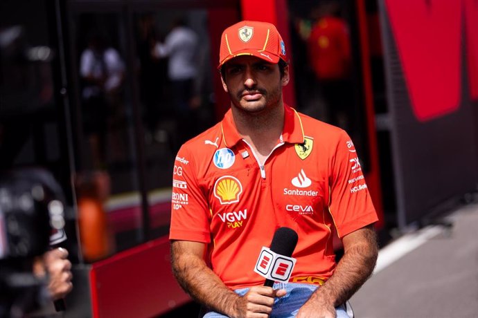 El piloto español Carlos Sainz durante un Gran Premio