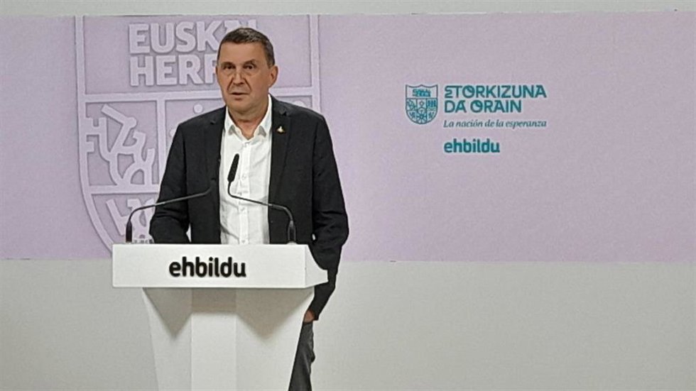Archivo - El coordinador general de EH Bildu, Arnaldo Otegi.