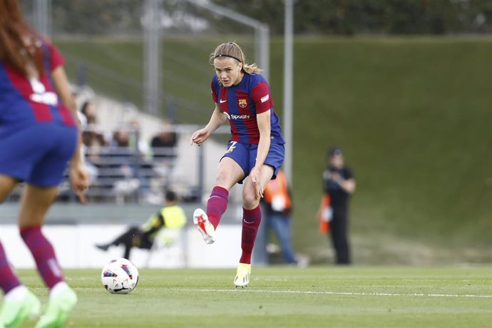 Archivo - Irene Paredes en un partido con el FC Barcelona en el Alfredo di Stefano