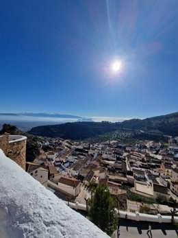 Panorámica de Moclín desde su castillo, en imagen de archivo