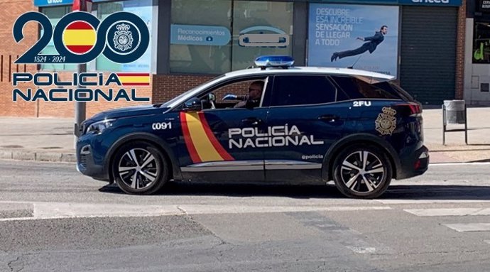 Coche patrulla de la Policía Nacional