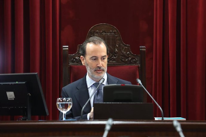 Archivo - El presidente del Parlament, Gabriel Le Senne.