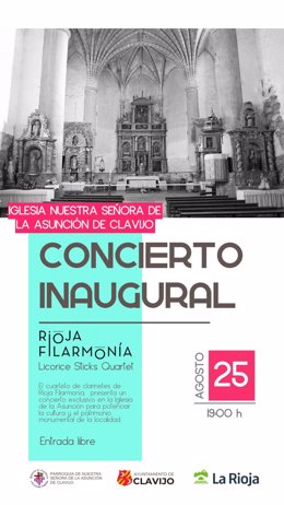 Concierto en la iglesia de Clavijo