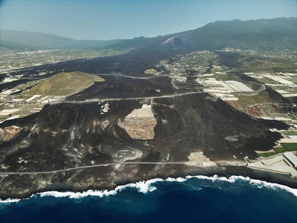 Archivo - Estado de la zona afectada por el volcán de La Palma