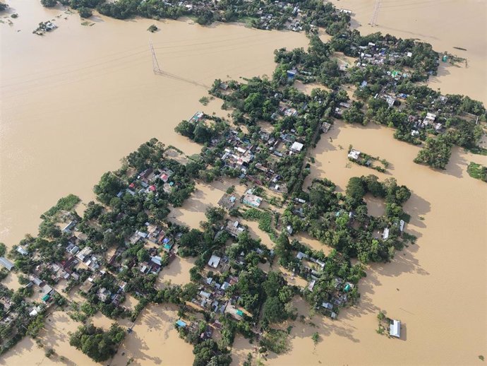 Imagen de archivo de inundaciones en Bangladesh, agosto de 2024 