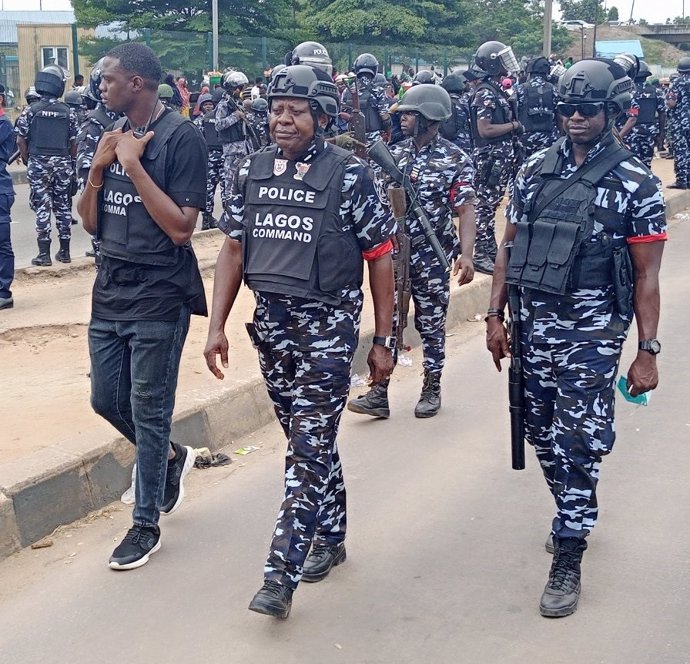 Imagen de archivo de la Policía de Nigeria