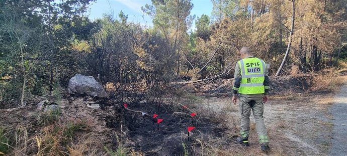 Incendio en Vilamarín.