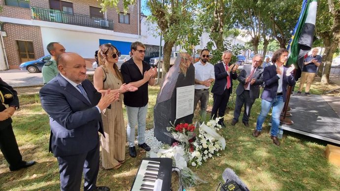 El delegado del Gobierno en Extremadura, José Luis Quintana, en el acto de reconocimiento y memoria al primer niño asesinado por ETA