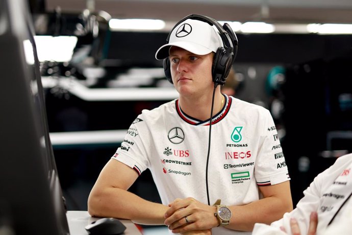 Archivo - SCHUMACHER Mick (ger), Reserve Driver of Mercedes AMG F1 Team, portrait during the Formula 1 Hungarian Grand Prix 2024, 13th round of the 2024 Formula One World Championship from July 19 to 21, 2024 on the Hungaroring, in Mogyorod, Hungary - Pho