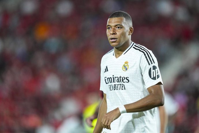 Kylian Mbappé con el Real Madrid