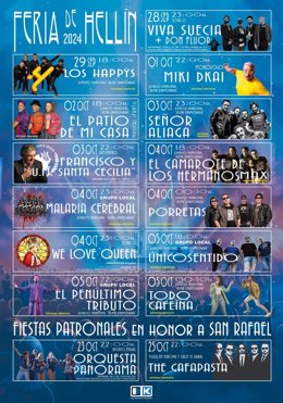 Cartel de la feria de Hellín