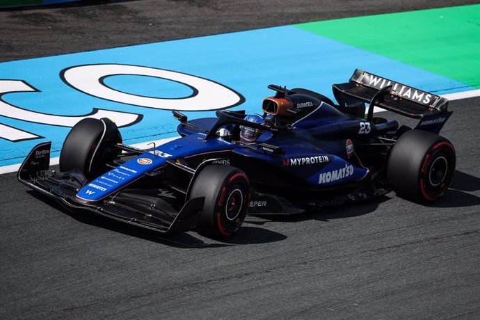 Alexander Albon durante los entrenamientos del Gran Premio de los Países Bajos 2024