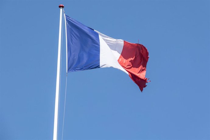 Archivo - Bandera de Francia.