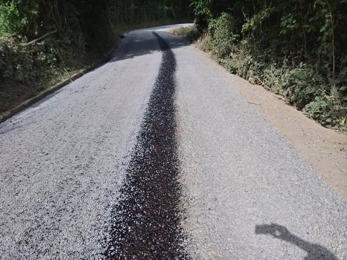 Obras en carreteras de Teverga