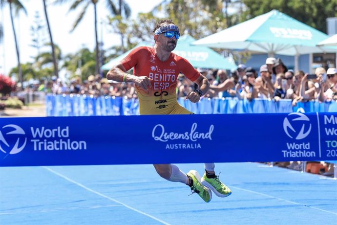 Antonio Benito, campeón del mundo en triatlón de larga distancia.