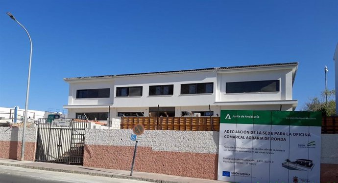 La obra de la nueva Oficina Comarcal Agraria de Ronda entra en su recta final