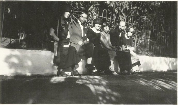 Foto de Juan Ramón Jiménez y Federico García Lorca en Granada.