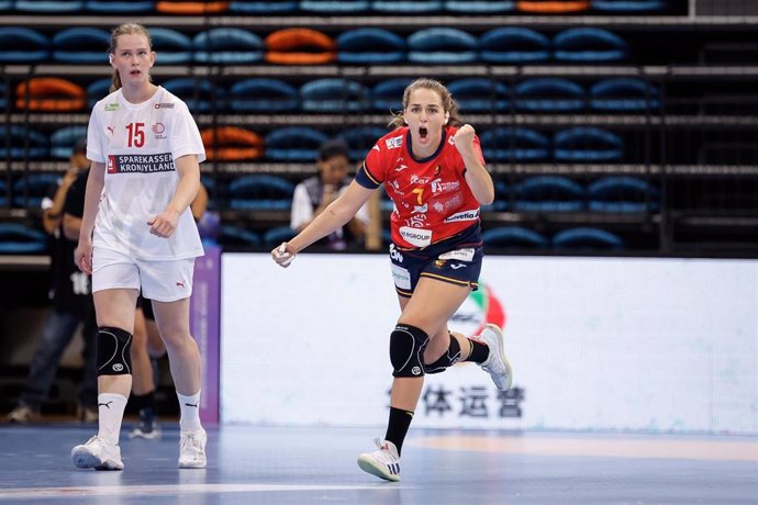 , Final - Denmark Vs Spain, Women's Youth (U18) World Championship, Chuzhou, China, 25. 8. 24, Mandatory Credit  Nebojsa Tejic / Kolektiff