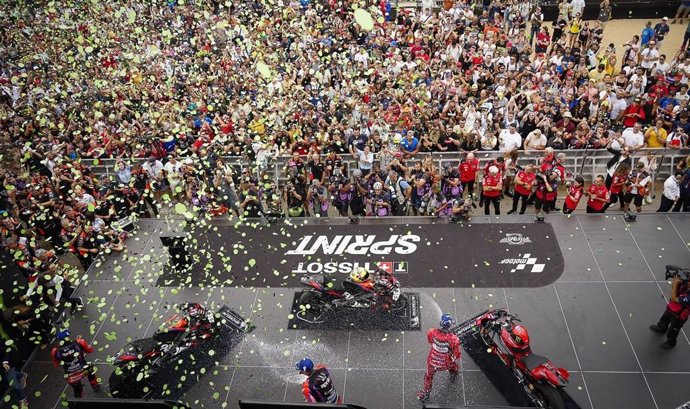 El podio de la Sprint Race de MotoGP se celebrará en el MotorLand Fan Festival del Gran Premio GoPro de Aragón.