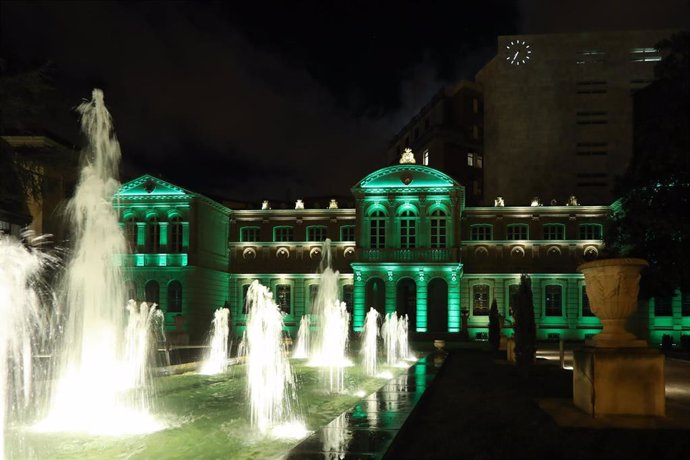 Jardín del Palacio de Navarra.