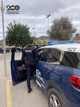 Policía Nacional en Ibiza.