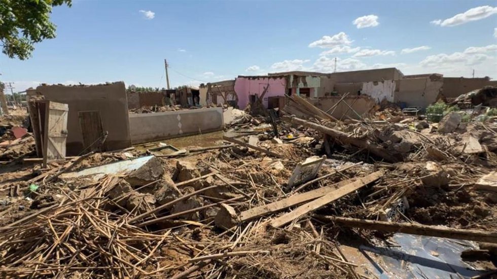 Destrozos materiales debido a las inundaciones de agosto en Sudán (Archivo)
