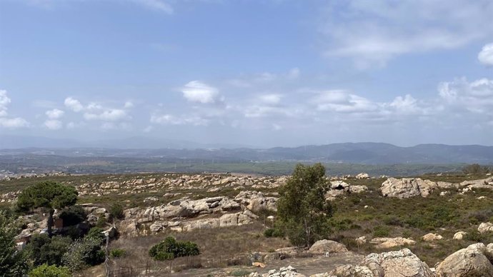 Terrenos del término municipal de San Roque afectada por el concurso para otorgar permisos de investigación minera sobre terrenos pertenecientes a derechos mineros caducados en la provincia