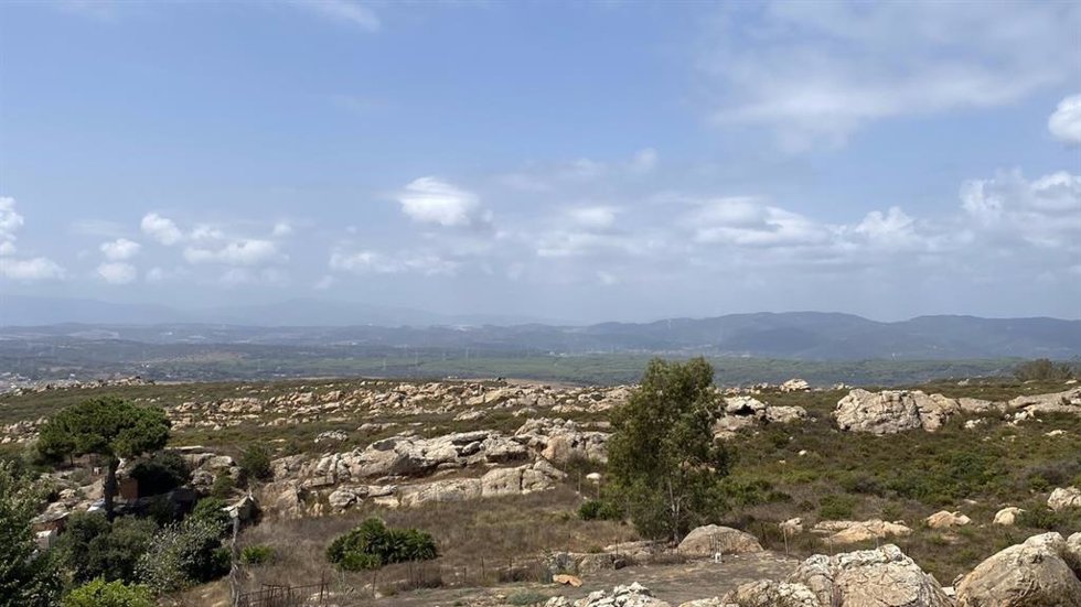 Terrenos del término municipal de San Roque afectada por el concurso para otorgar permisos de investigación minera sobre terrenos pertenecientes a derechos mineros caducados en la provincia
