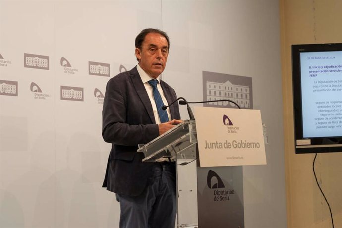 El presidente de la Diputación de Soria, Benito Serrano.