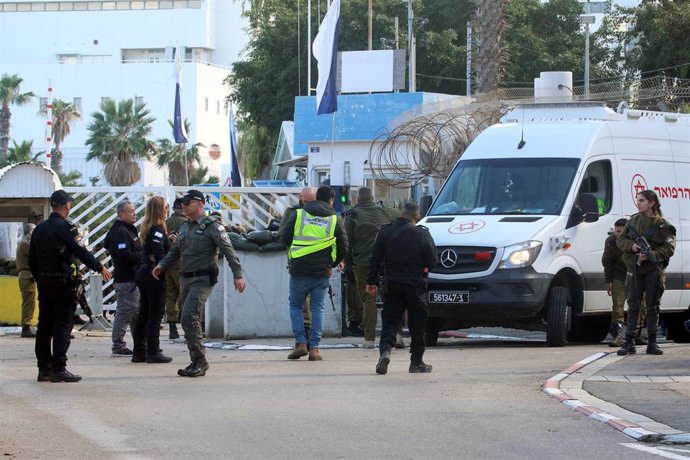 Archivo - Policía en Haifa (archivo)