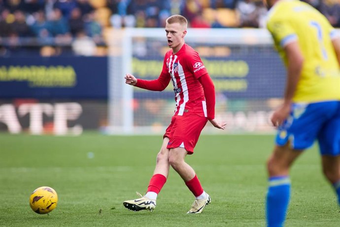 Archivo - Arthur Vermeeren durante un partido con el Atlético de Madrid