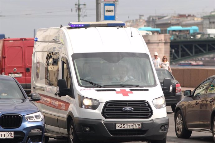 Ambulancia en Rusia (archivo)