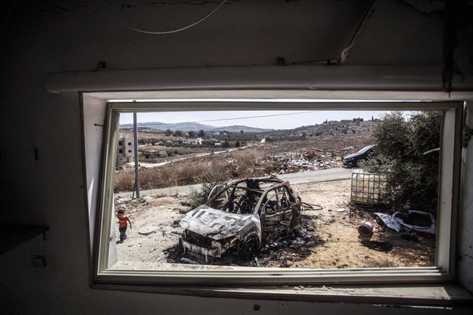 Imagen de archivo de un ataque del Ejército israelí en el campamento de refugiados de Tulkarem, en Cisjordania