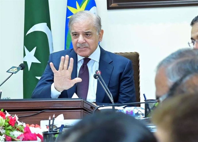 Archivo - Shehbaz Sharif, primer ministro de Pakistán.