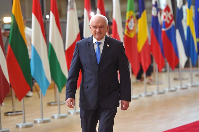 Archivo - June 27, 2024, Italy: foto IPP/Mario Romano.Bruxelles (B) 27/06/2024 .EUROPEAN COUNCIL.nella foto Dimitar Glavchev, Primo Ministro Bulgaria.