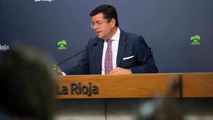 El portavoz del Gobierno riojano, Alfonso Domínguez