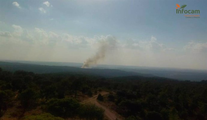 Incendio en Las Parras de las Vegas, Cuenca.