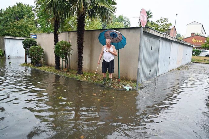 Inundaciones en Italia.