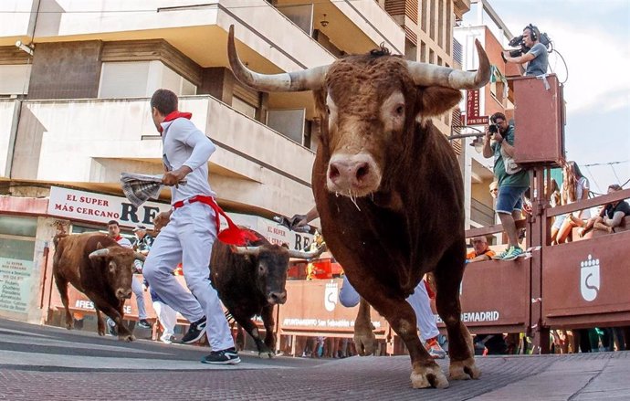 Tercer encierro de las fiestas de 'Sanse'