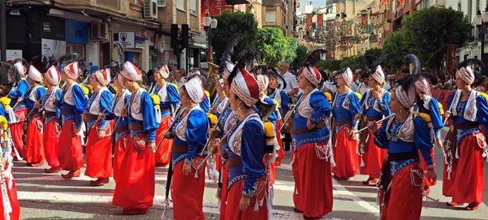 Archivo - Imagen de la Gran Entrada de los Moros y Cristianos de Villena (Alicante).