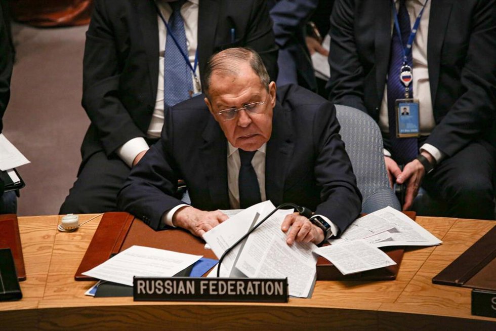 Archivo - El ministro de Exteriores de Rusia, Sergei Lavrov