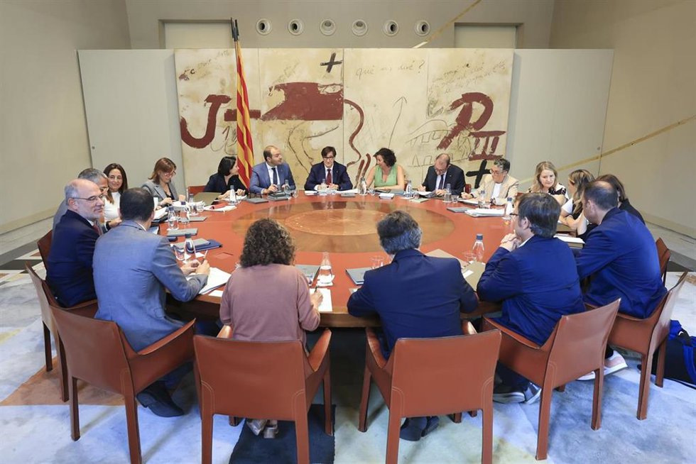 Reunión del Consell Executiu en el Palau de la Generalitat, a 27 de agosto de 2024